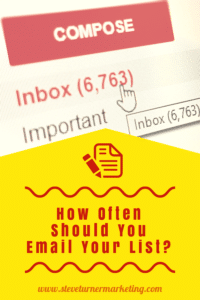 How Often Should You Email Your List
