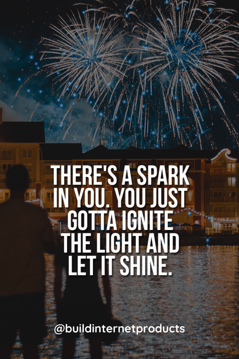 There is a spark in you.